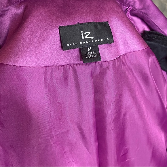 IZ Buyer Trench Coat Purple Size Medium - Picture 7 of 13